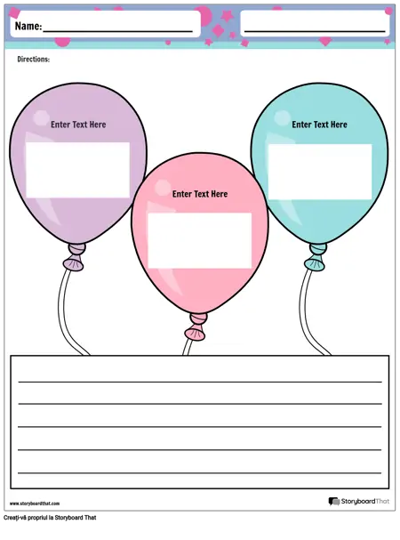 Balon Organizator Grafic