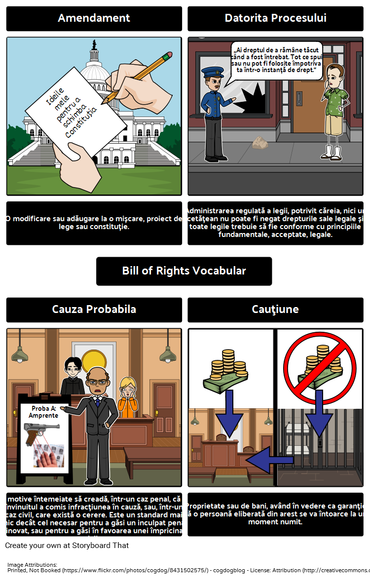 Bill of Rights - Vocabular