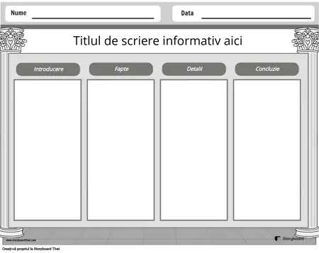 Informații Scrise Alb-negru 4