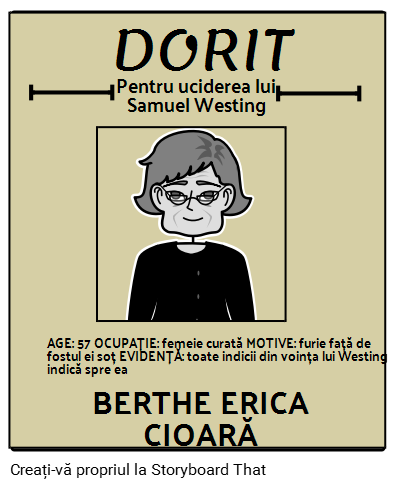 Jocul Westing Wanted Poster 2