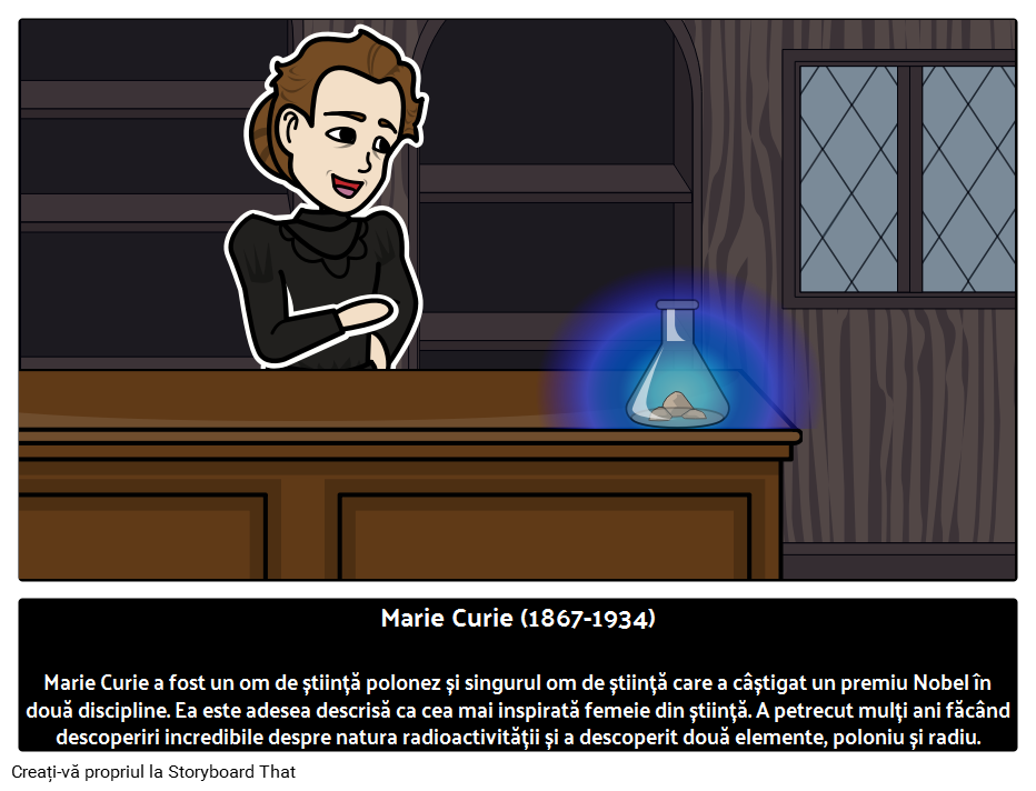 Câștigătoarea Premiului Nobel: Marie Curie 