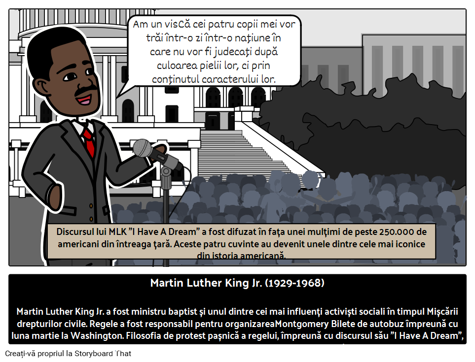 Liderul Drepturilor Civile Dr. Martin Luther King, Jr. 