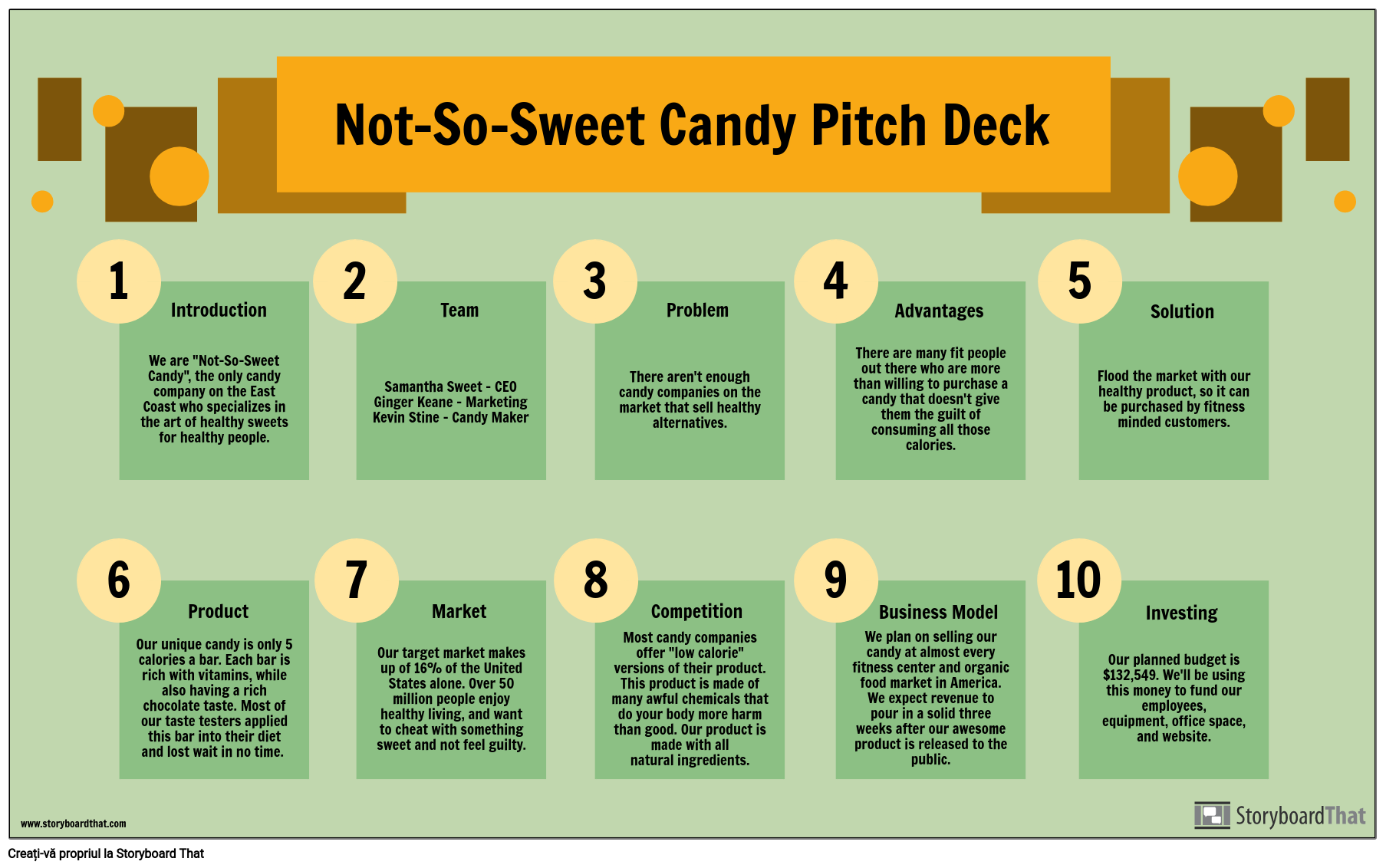 Pitch Deck Info Exemplu