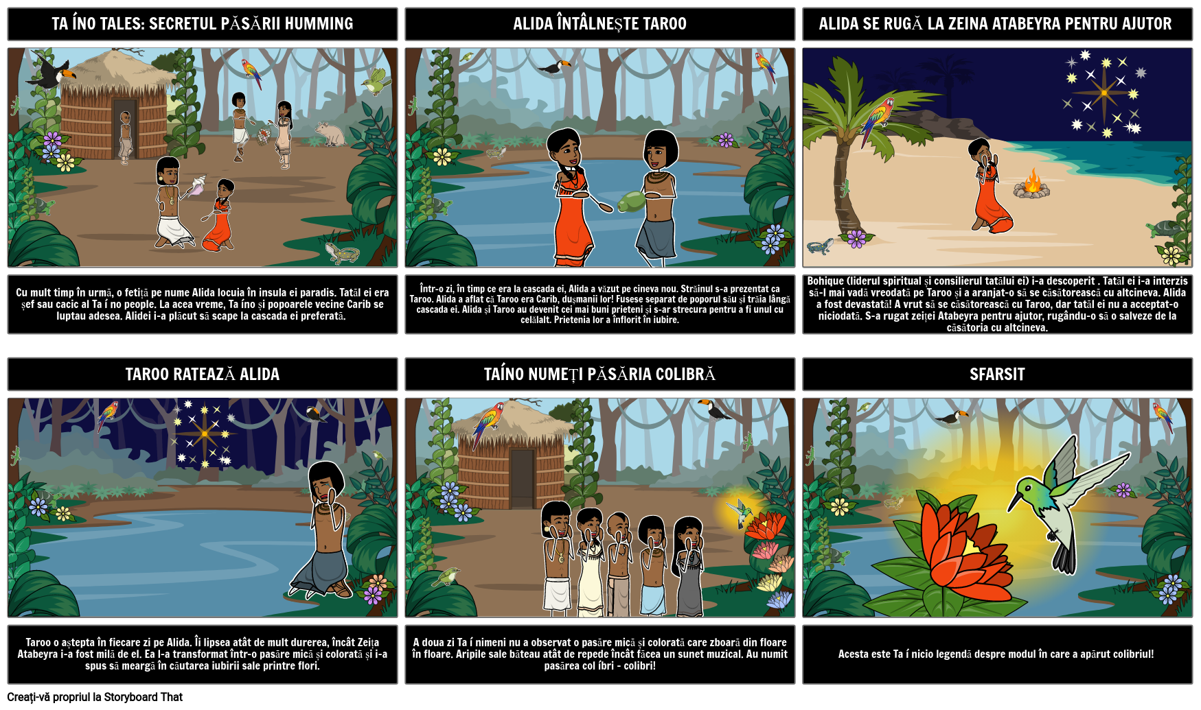 Poveștile Taíno: Colibri