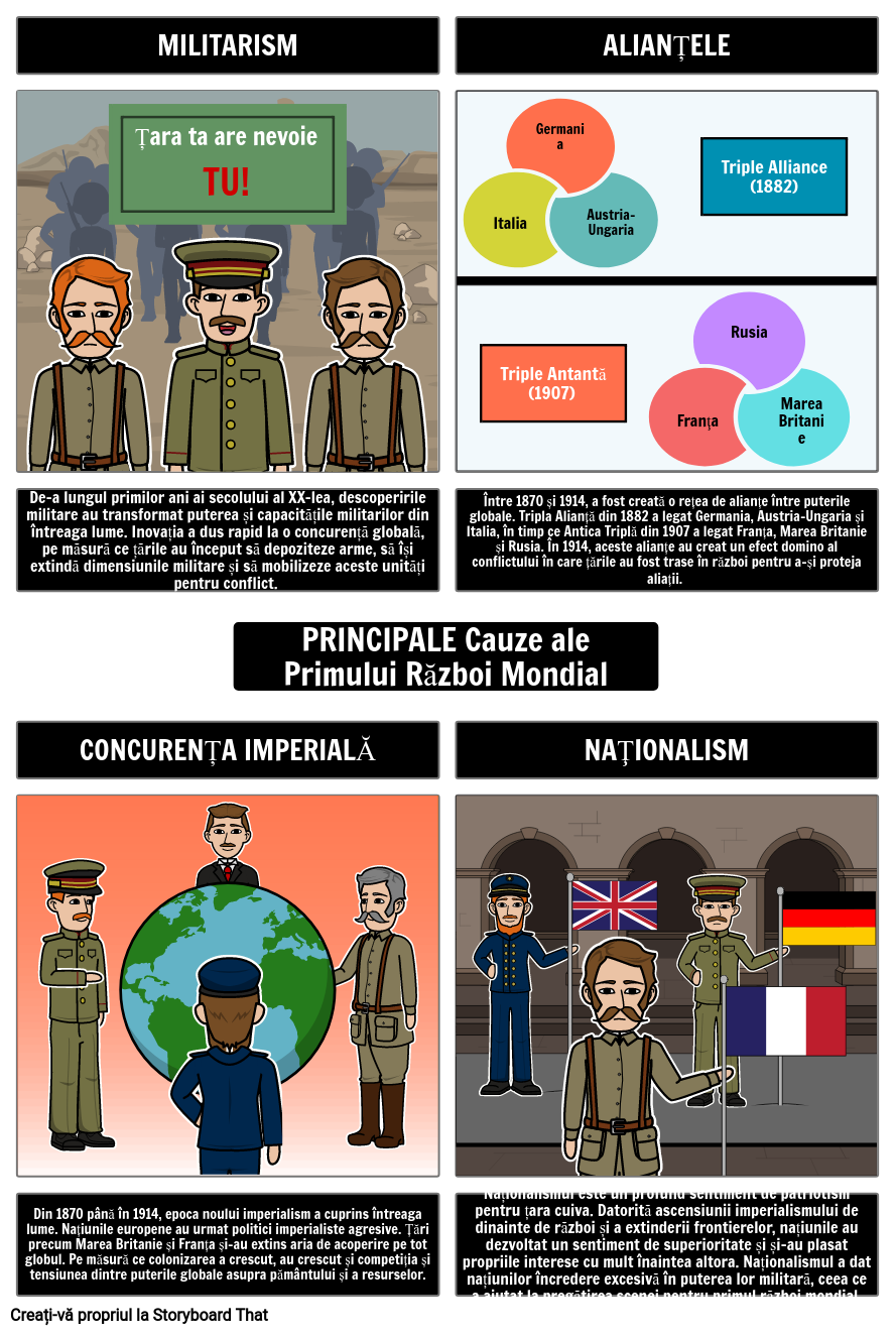 Principalele Cauze ale Primului Război Mondial