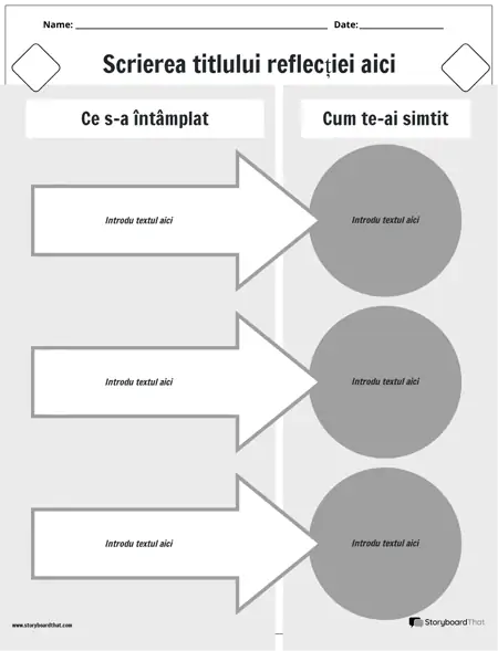 Scrieți Reflect Alb-negru 2
