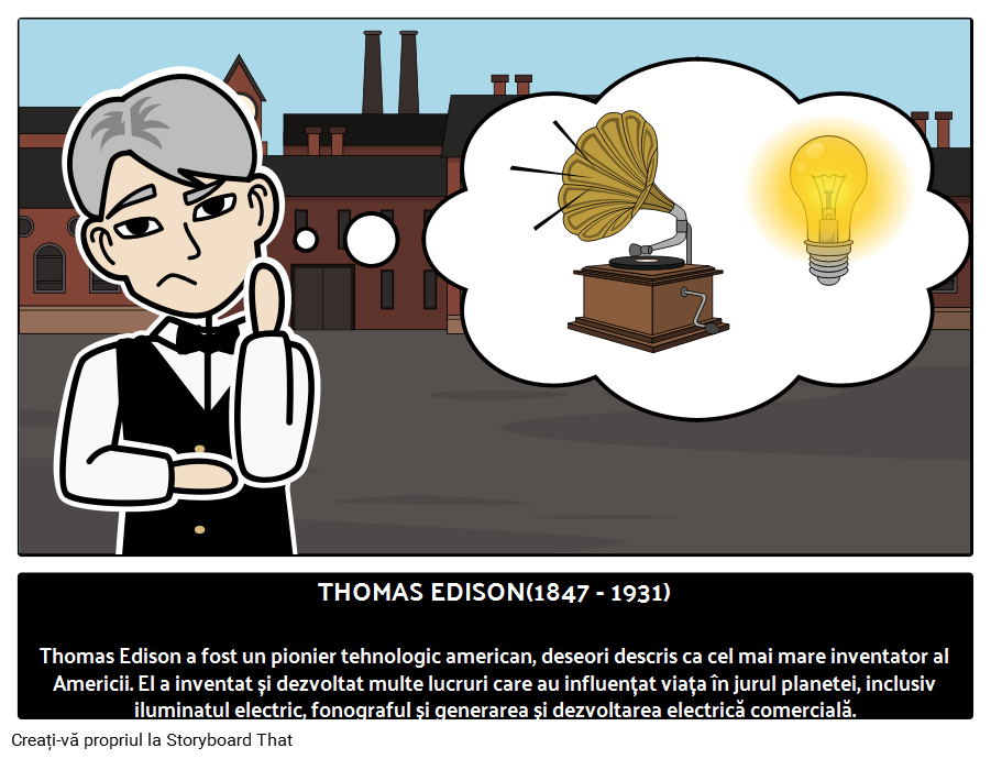 Thomas Edison: Inventator American 