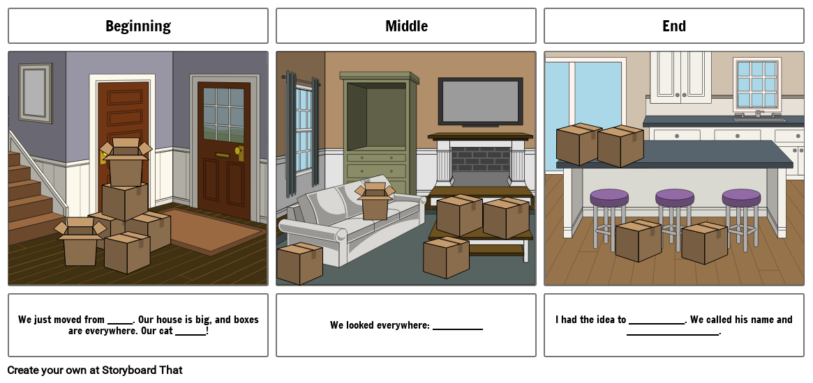Слишком Много Мест, где Можно Спрятаться: Шаблон