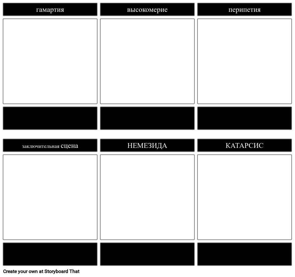 Пустой Шаблон Трагического Героя