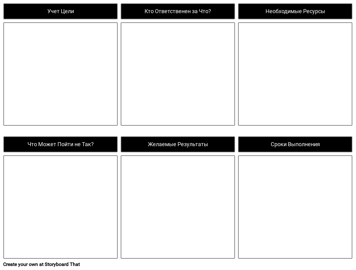 Шаблон Плана Команды