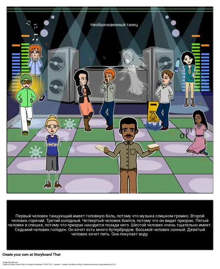 Tener с Притяжательные прилагательные - Выражения: Творческая сцена