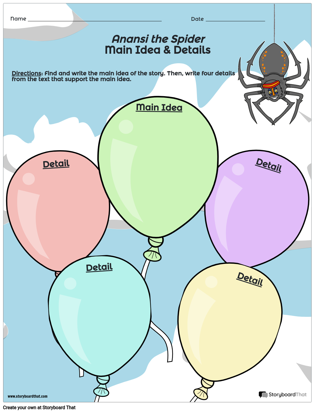 Analyzing The Main Idea In Anansi The Spider Folktales