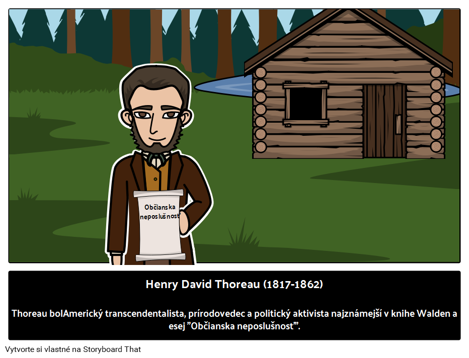 Kto bol Henry David Thoreau? 