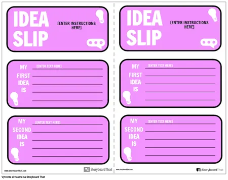 Idea Slip