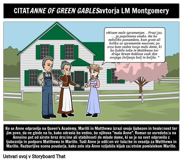 Ane of Green Gables Citat