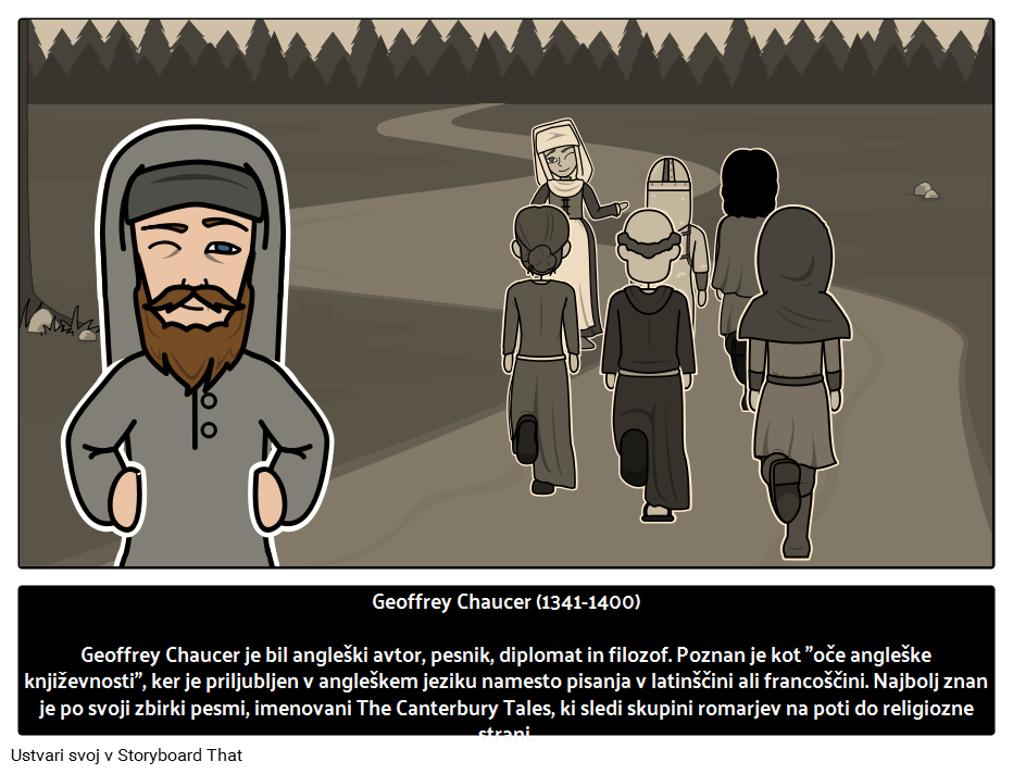 Kdo je bil Geoffrey Chaucer? 