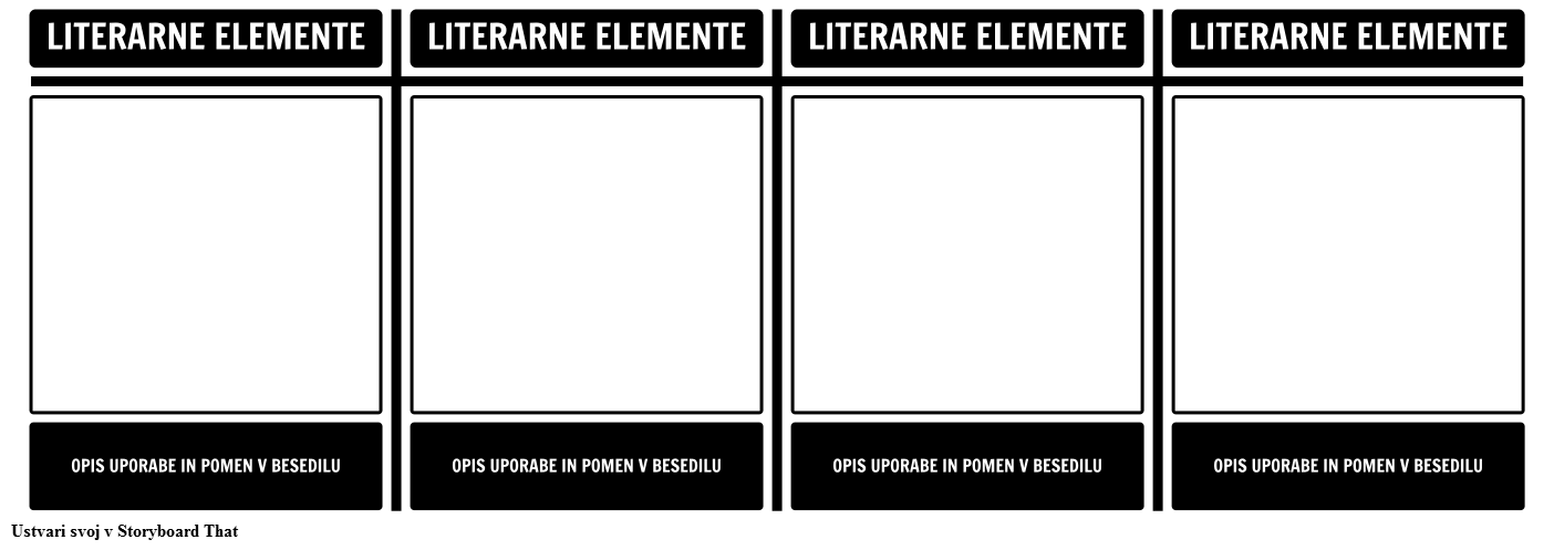 Literarni Elements T-Graf