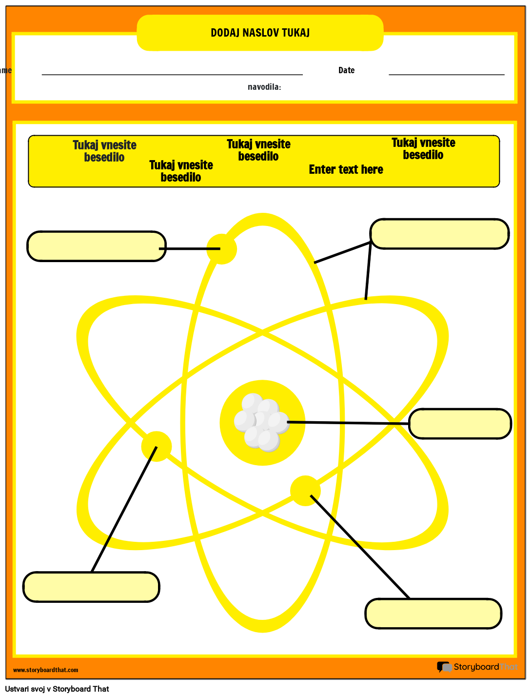 Model Delovnega Lista Atom