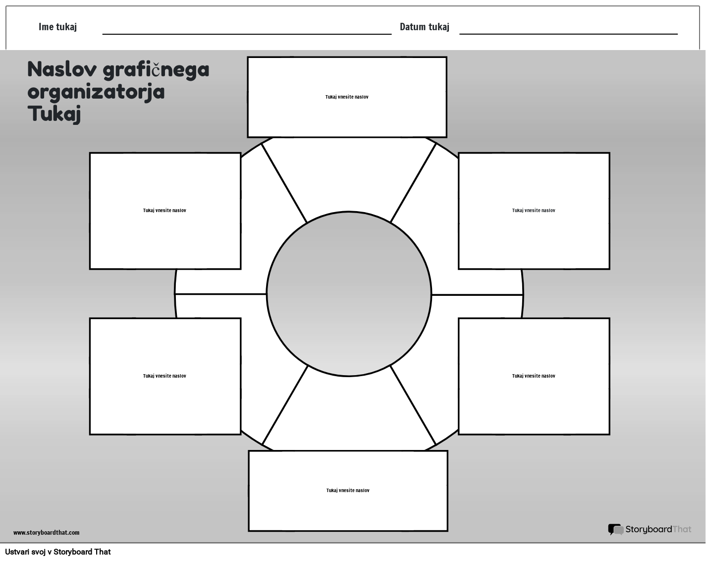 New Create Page General Graphic Organizer 1 (črno-belo)