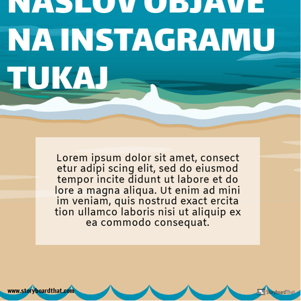Poslovna Predloga Objave na Instagramu 1