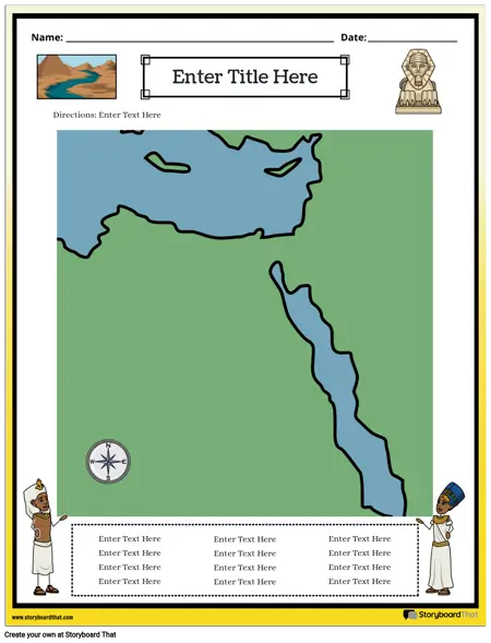 Zemljevid Starega Egipta