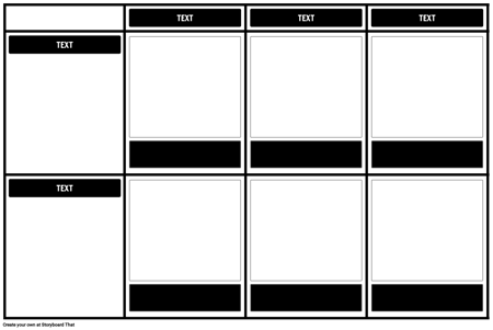 Chart and Grid Templates | Storyboard Template Gallery