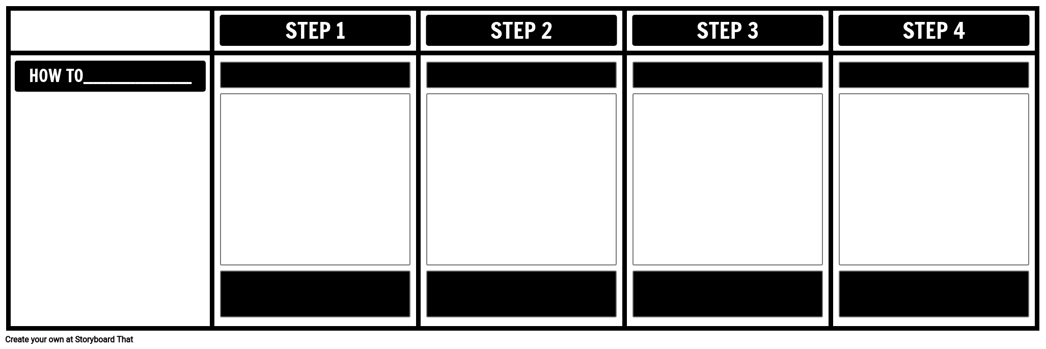 4 Step How To Template