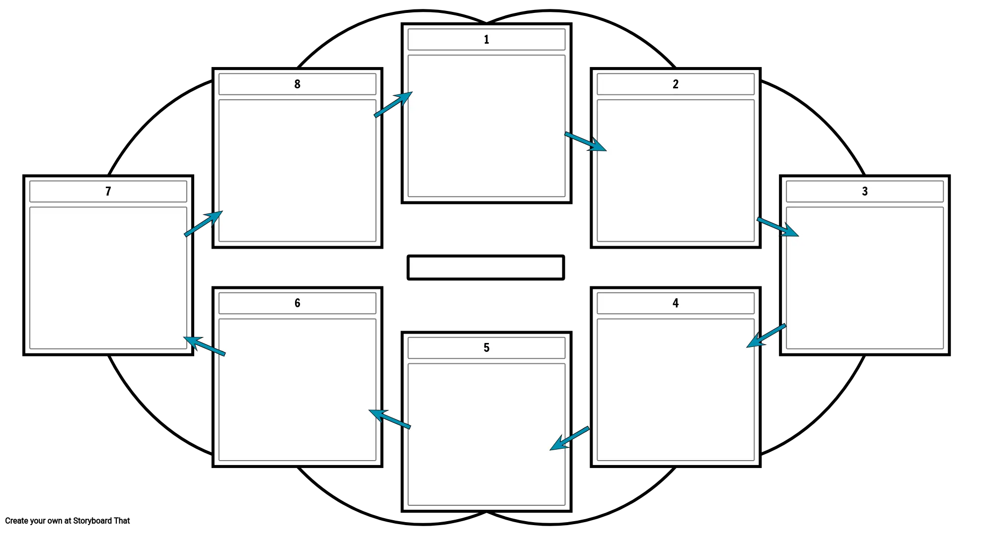 Cycle Template with Arrows