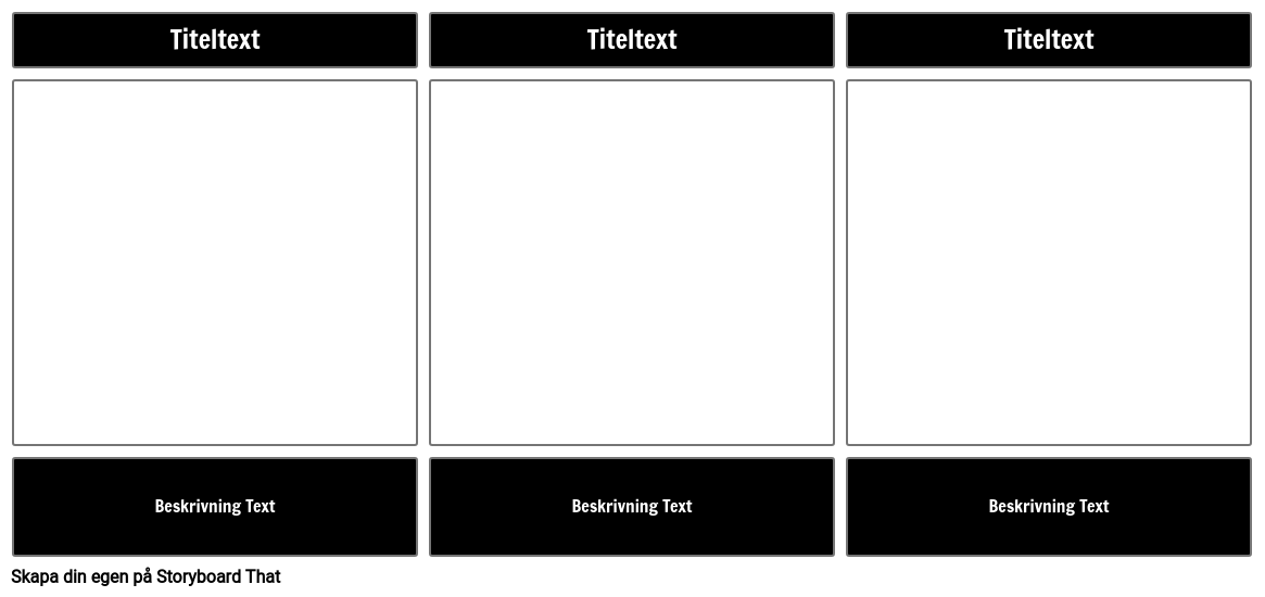 Blank cell med titel-beskrivning