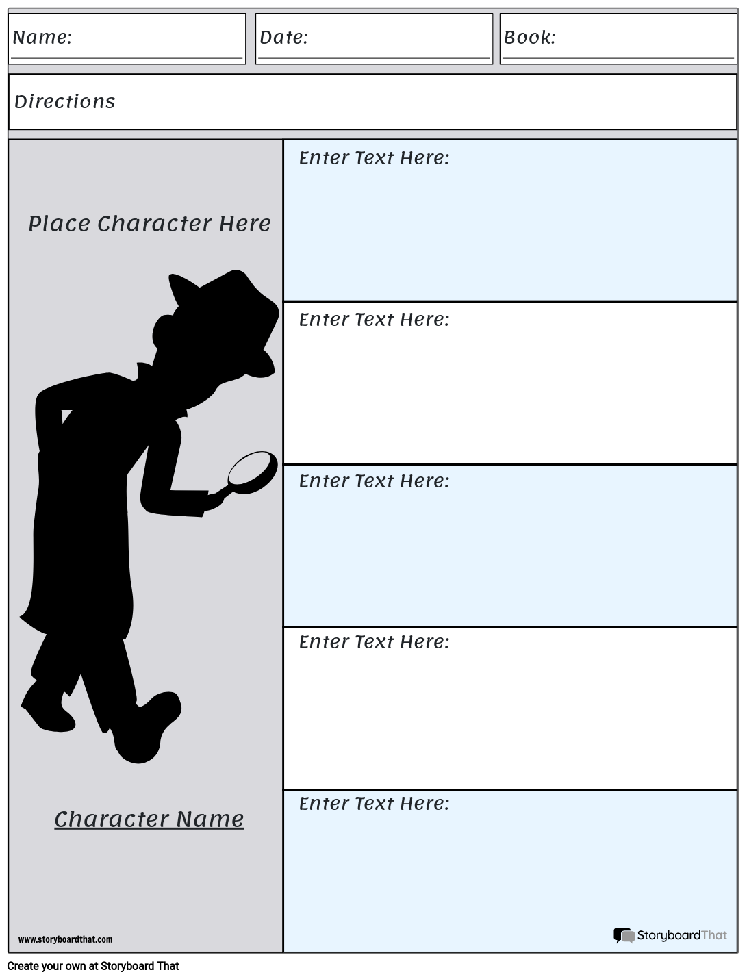 Character Map Grid med 5 färger