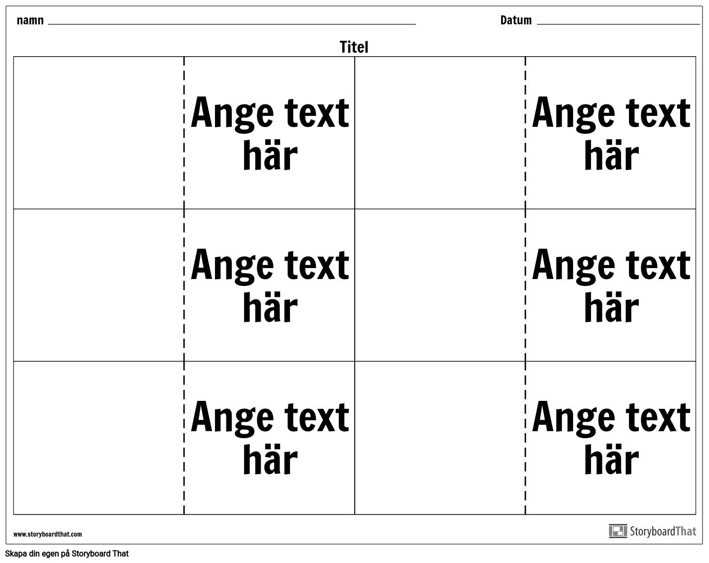 Flashcards 6 Up Storyboard Por Sv examples