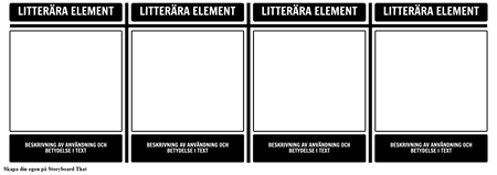 Litterära Elements T-diagram