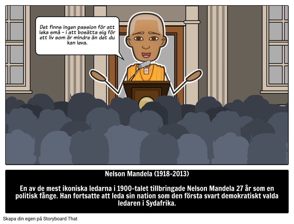 Nelson Mandela: Ikonisk Ledare 