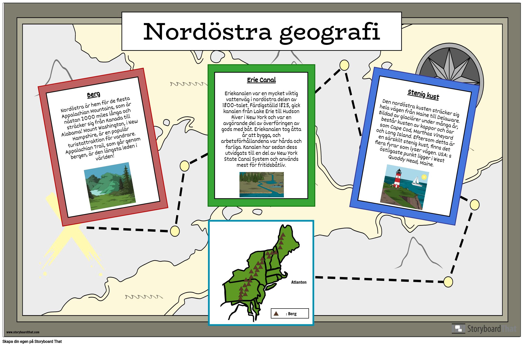Nordöstra Geografi