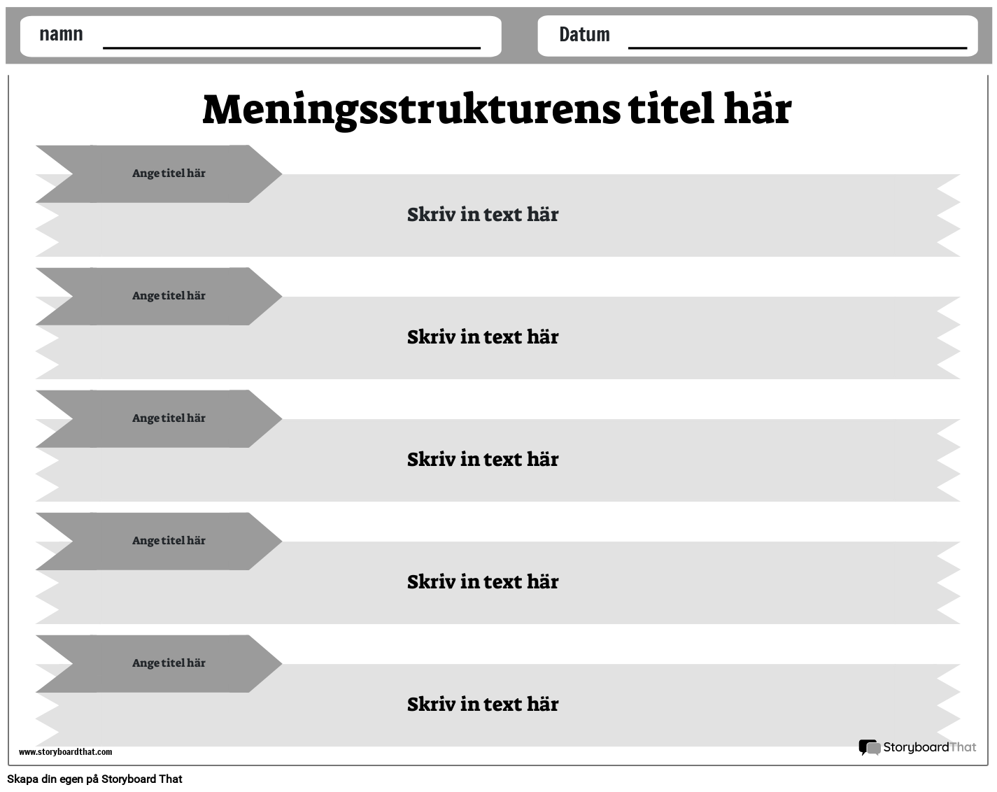 Ny skapa sidmeningsstrukturmall 3 (svartvit)