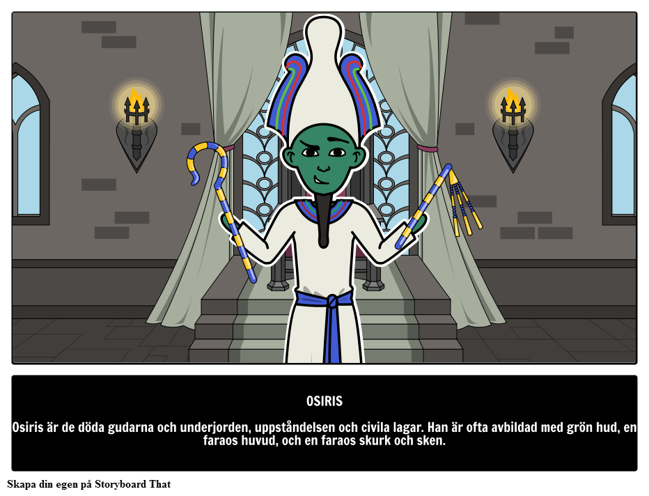 Osiris: Egyptisk gud för Underjorden 