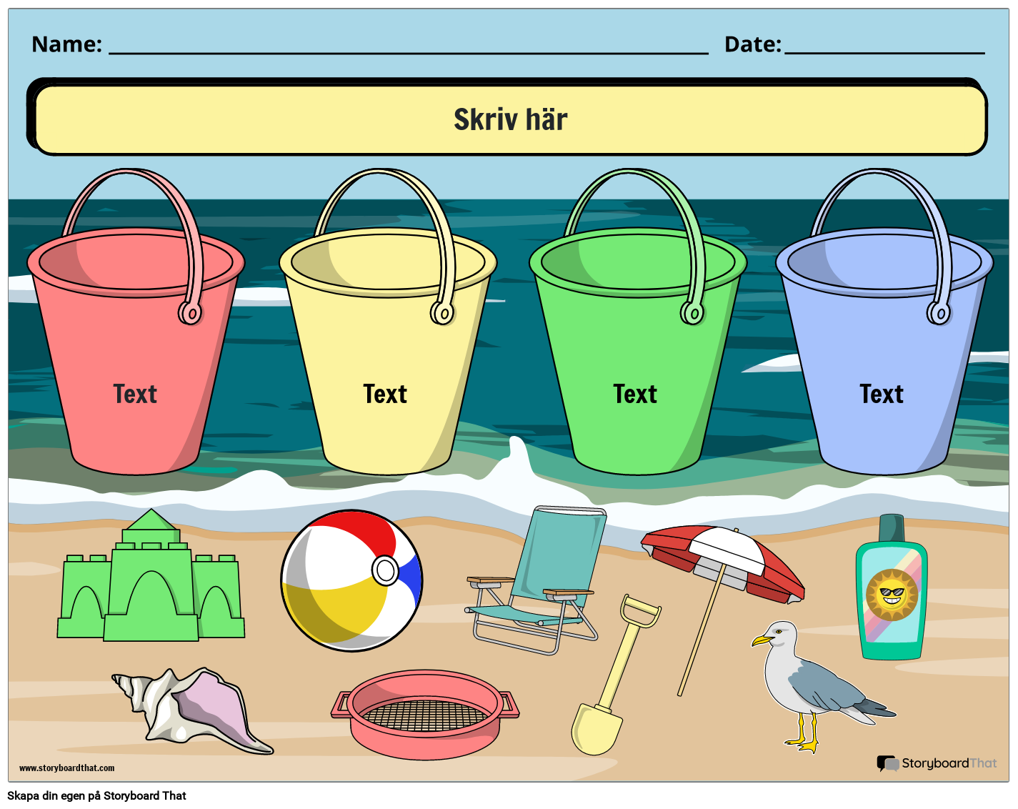Storyboard That Gratis Mallar F r Sorteringsbilder Storyboard That Gratis Mallar F r Sorteringsbilder