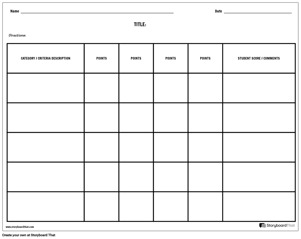 Rubrik - Rutnät Storyboard por sv-examples