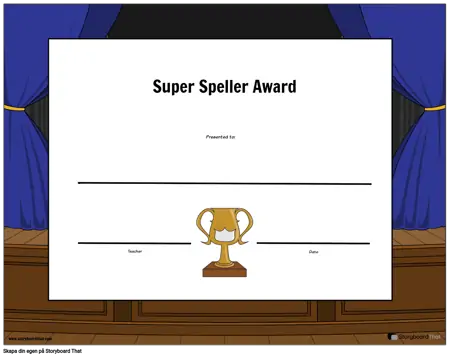 Super Speller Award