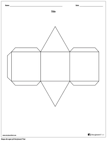 Triangulär Prism Story Cube Mall