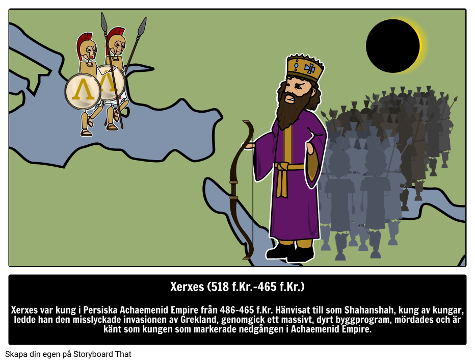 Xerxes Biografi exempel