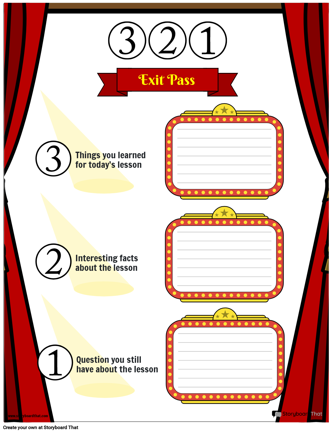 Theatre Stage Bell Ringer Practice Template
