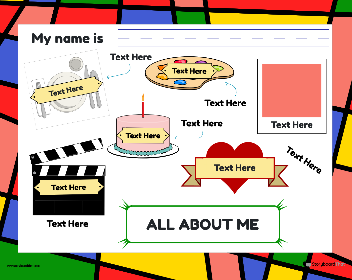 All About Me Activity for Kids