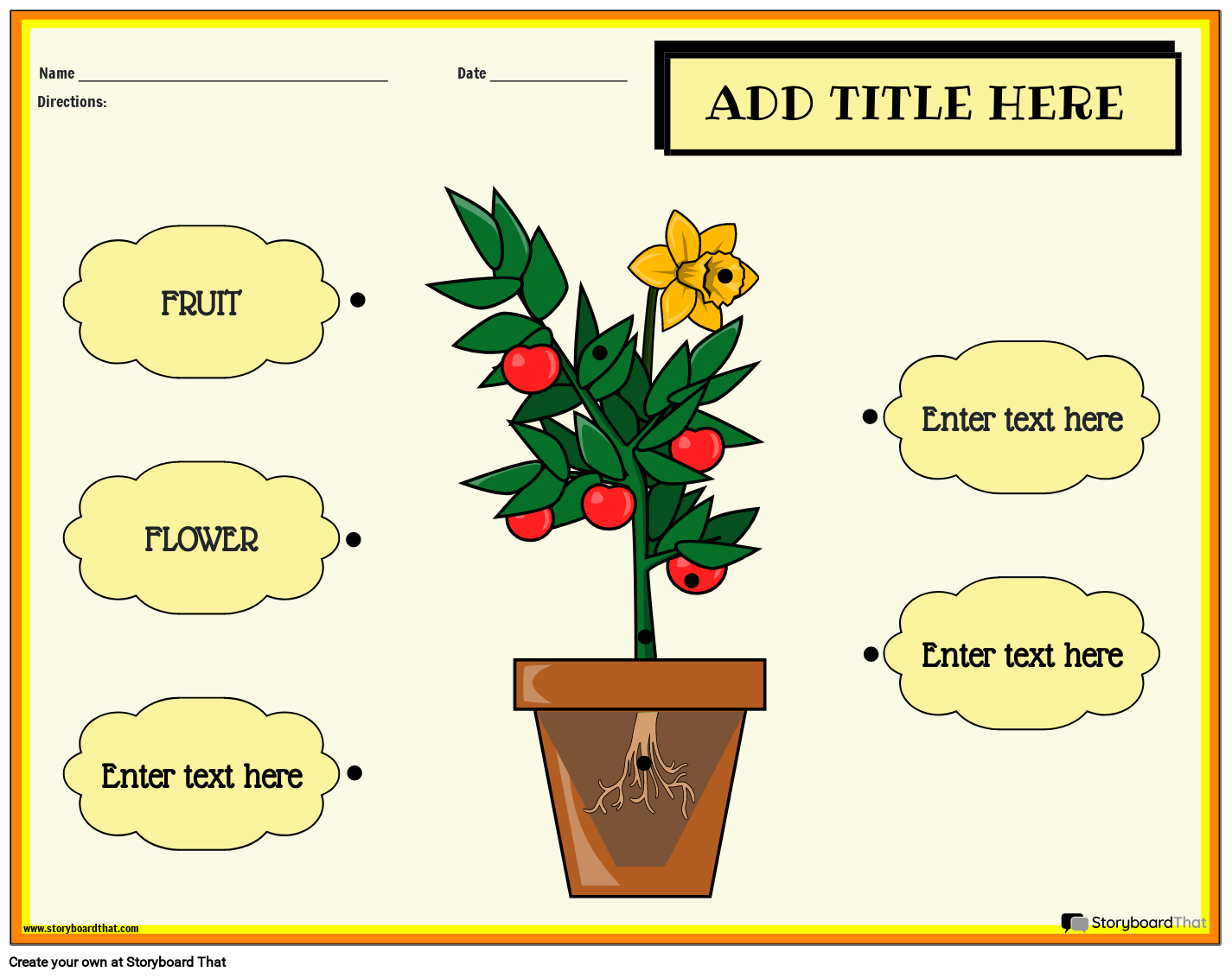 Free Plant Worksheets Easy Custom Design