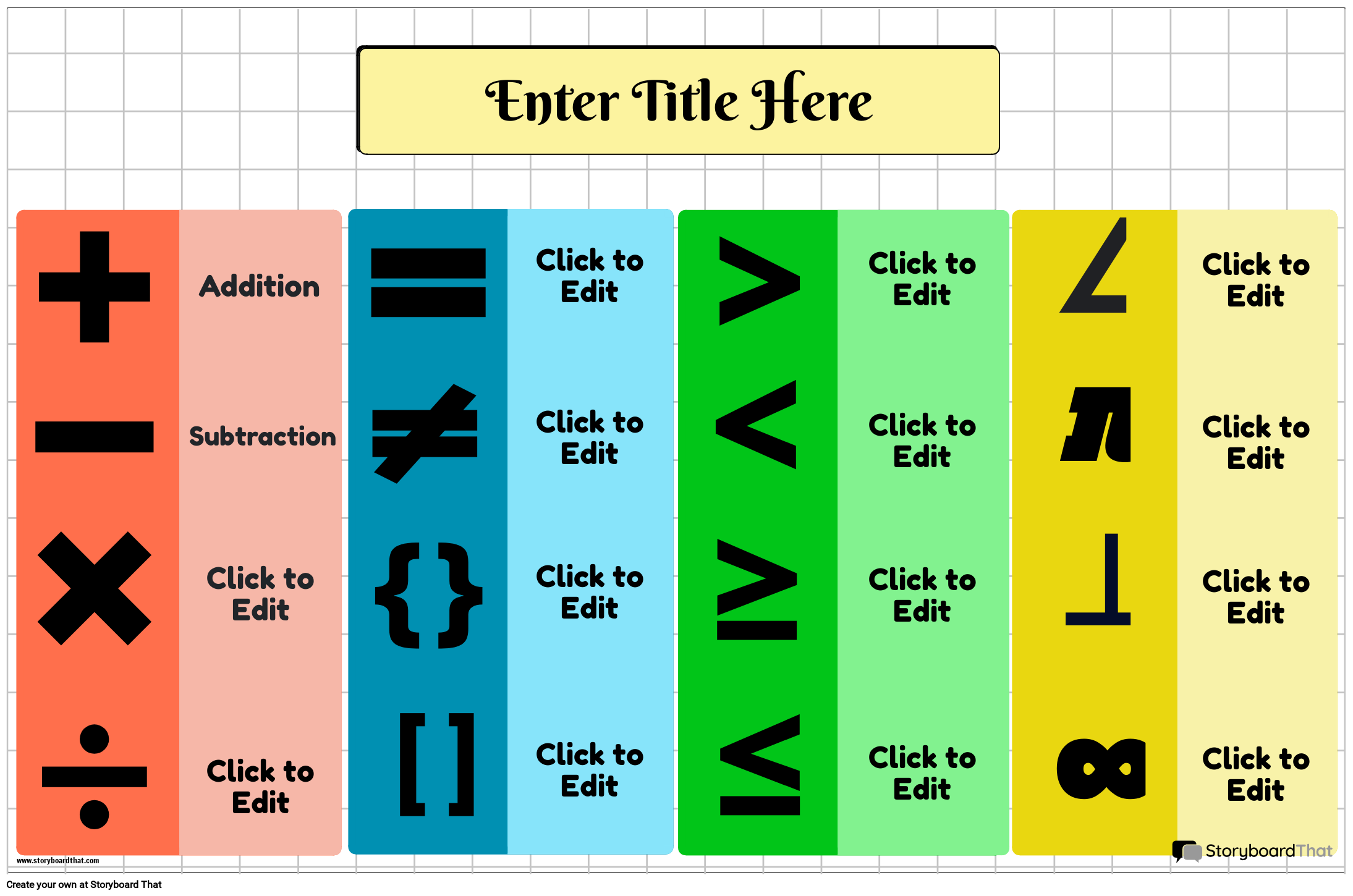 Basic Mathematical Symbols
