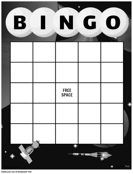 Bingo Board 2 BW