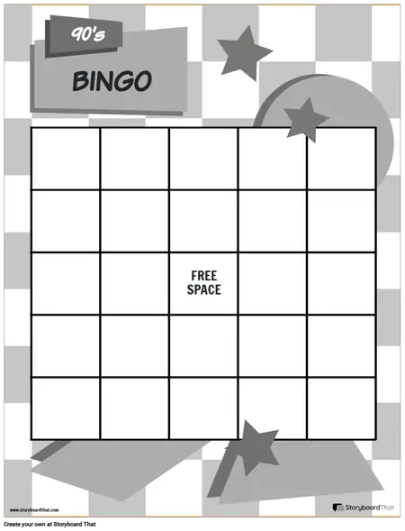 Bingo Board 4 BW