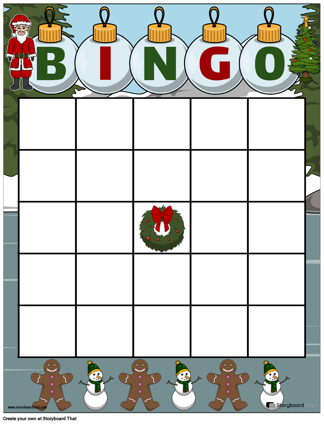 Bingo Game for Christmas