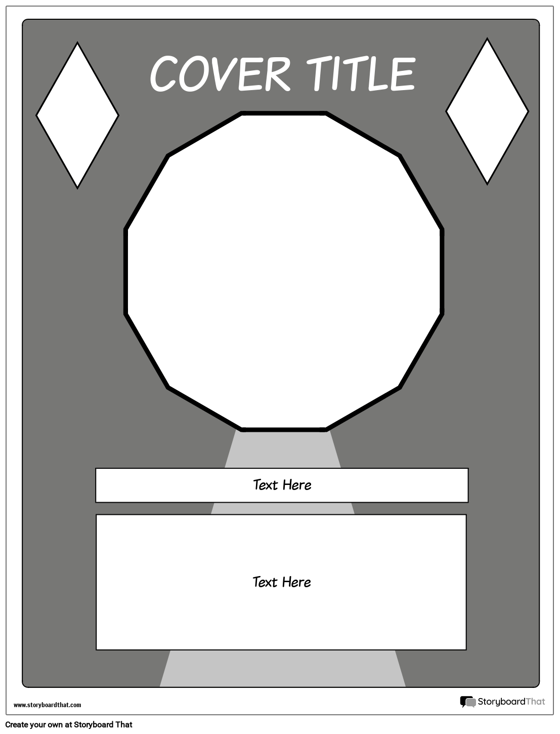 Book Cover Worksheet with Multiple Shapes