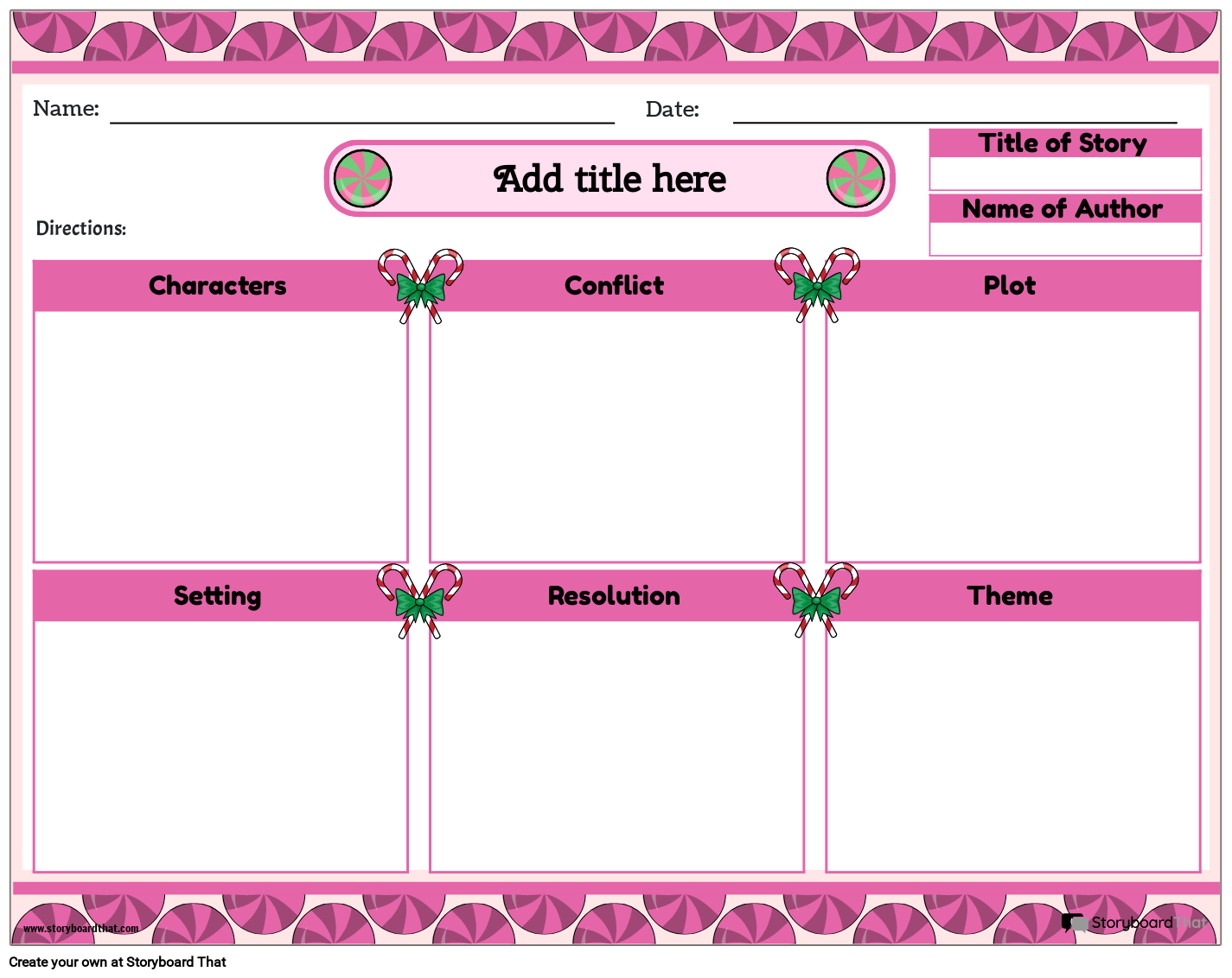 Story Elements Worksheets Parts Structure
